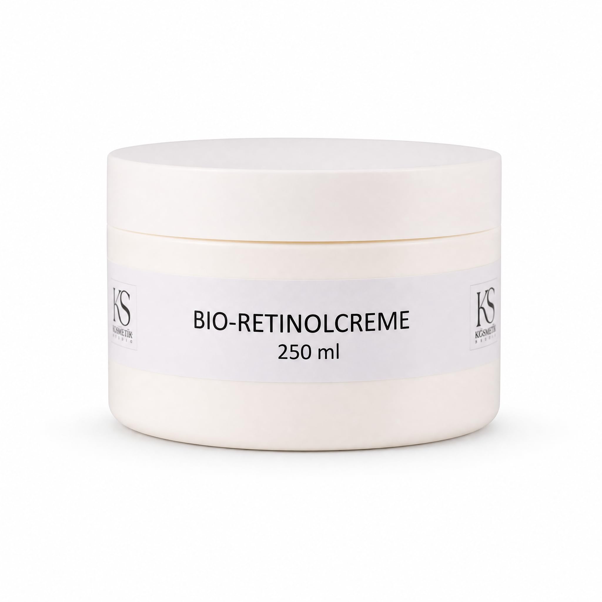 KS Beauty Bio Retinol Creme Nachtcreme, 250 ml, Anti-Aging | Reichhaltige Nachtpflege mit Retinyl Acetate, Niacinamid & Q10 – für Gesicht, Hals und Dekolleté