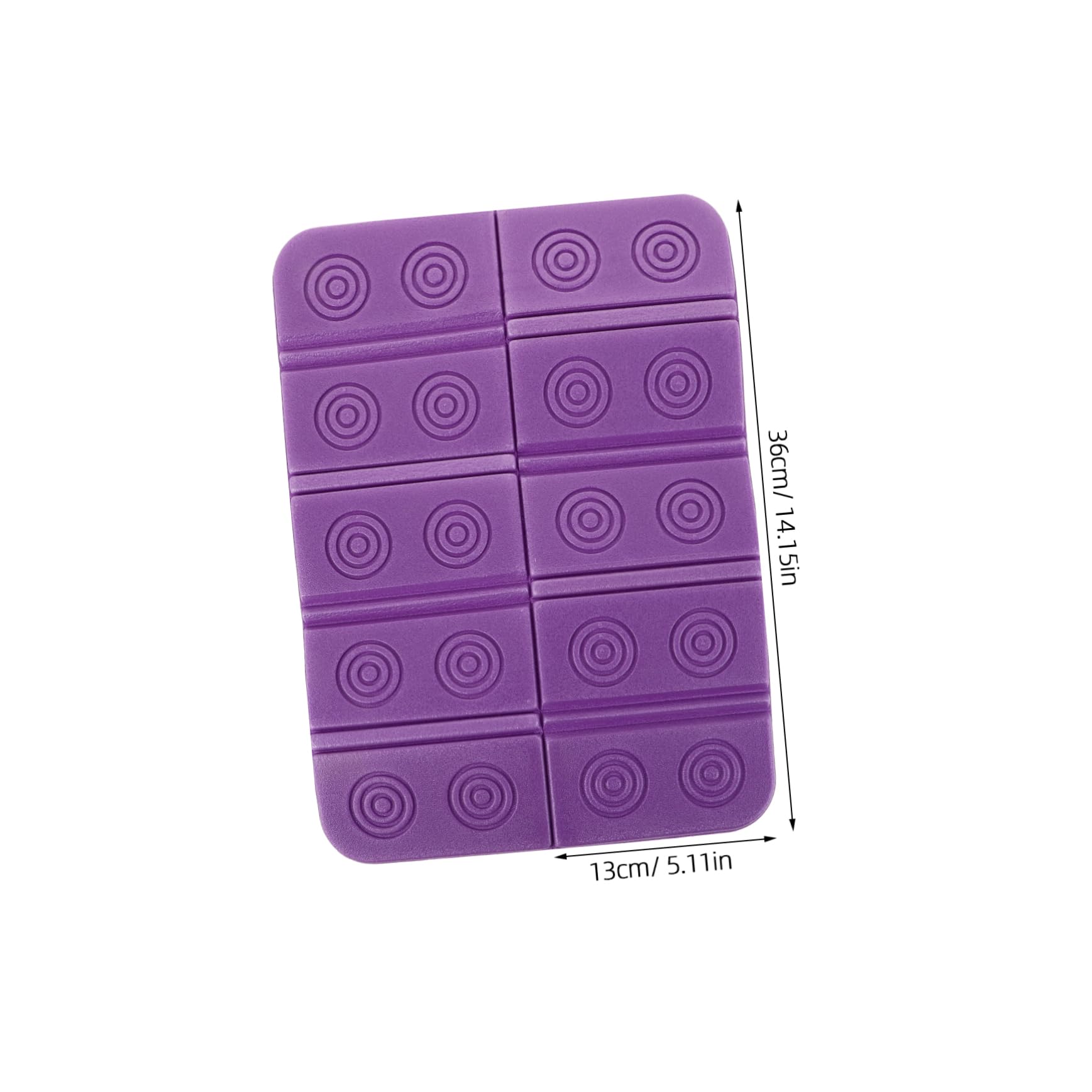 JOINPAYA 4Pcs Foldable Outdoor Cushion Portable Seat Mat for Camping Hiking and Sports Events Versatile Ground Mat with Height for Comfort