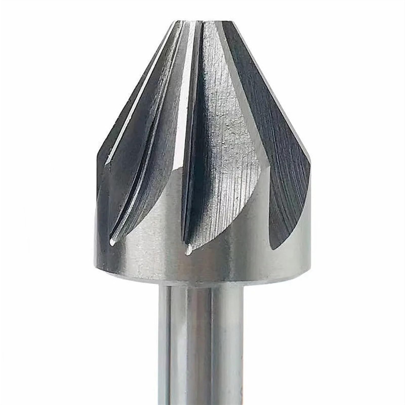 1 sztuk HSS wiertło rozwiercające Bit 6-50mm średnica 60 stopni fazowanie wiertło rozwiercające 6/8 rowek frez fazujący frez palcowy metalowe fazowanie wiertło Hole Cutter(Size:40mm(60 degrees))
