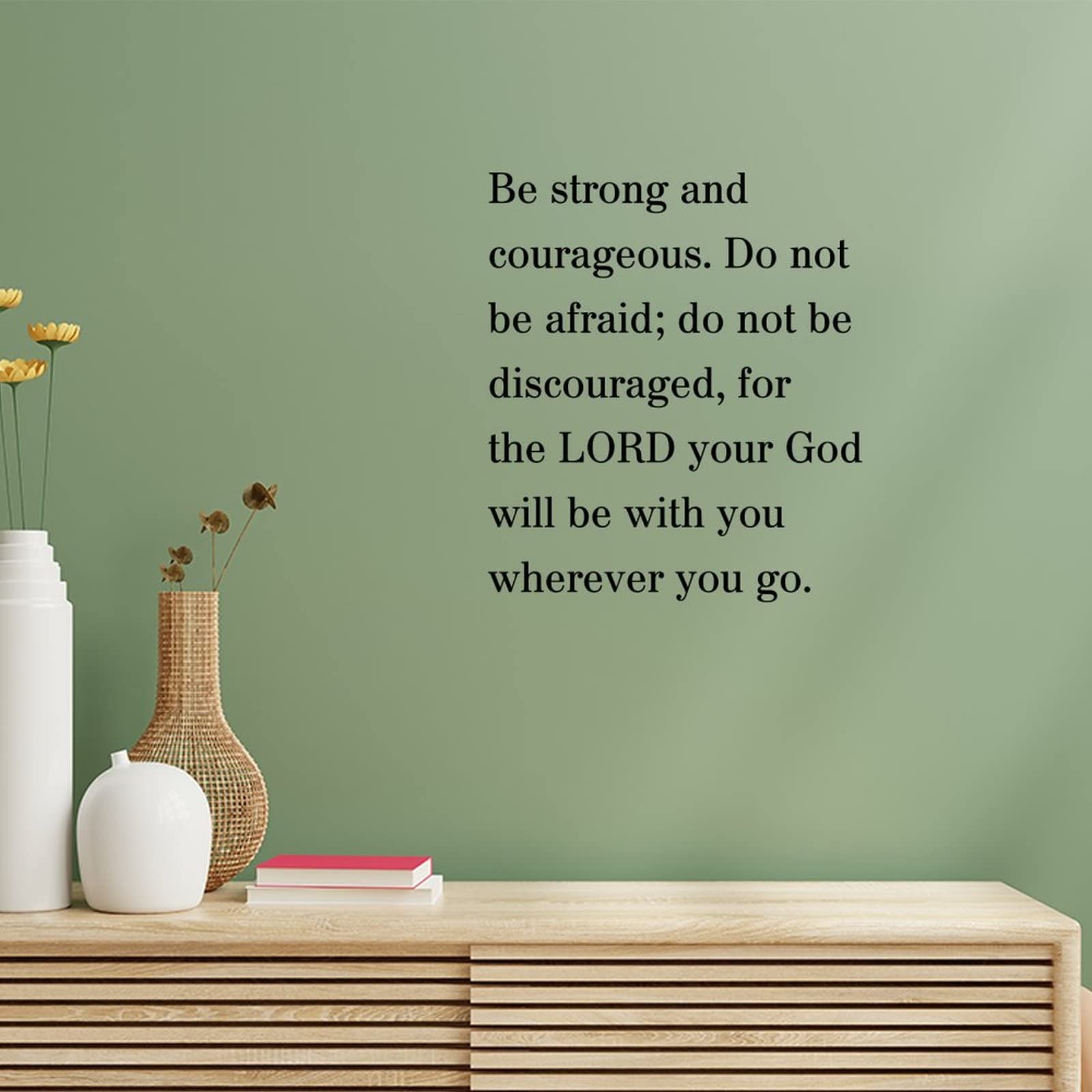 Wandaufkleber 'You Are Strong' – Abziehbar & Wiederverwendbar, 50x56 Cm