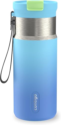 Contigo DualSip 16 oz Compact Stainless Steel Vacuum-Insulated Water Bottle with