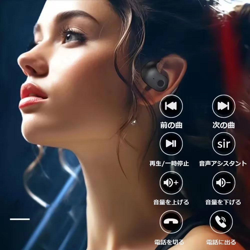 新品未開封 集音器 骨伝導イヤホン充電式 8段階音量 ノイズ低減　5000mAh ryx-ztq-l-001s.jpg