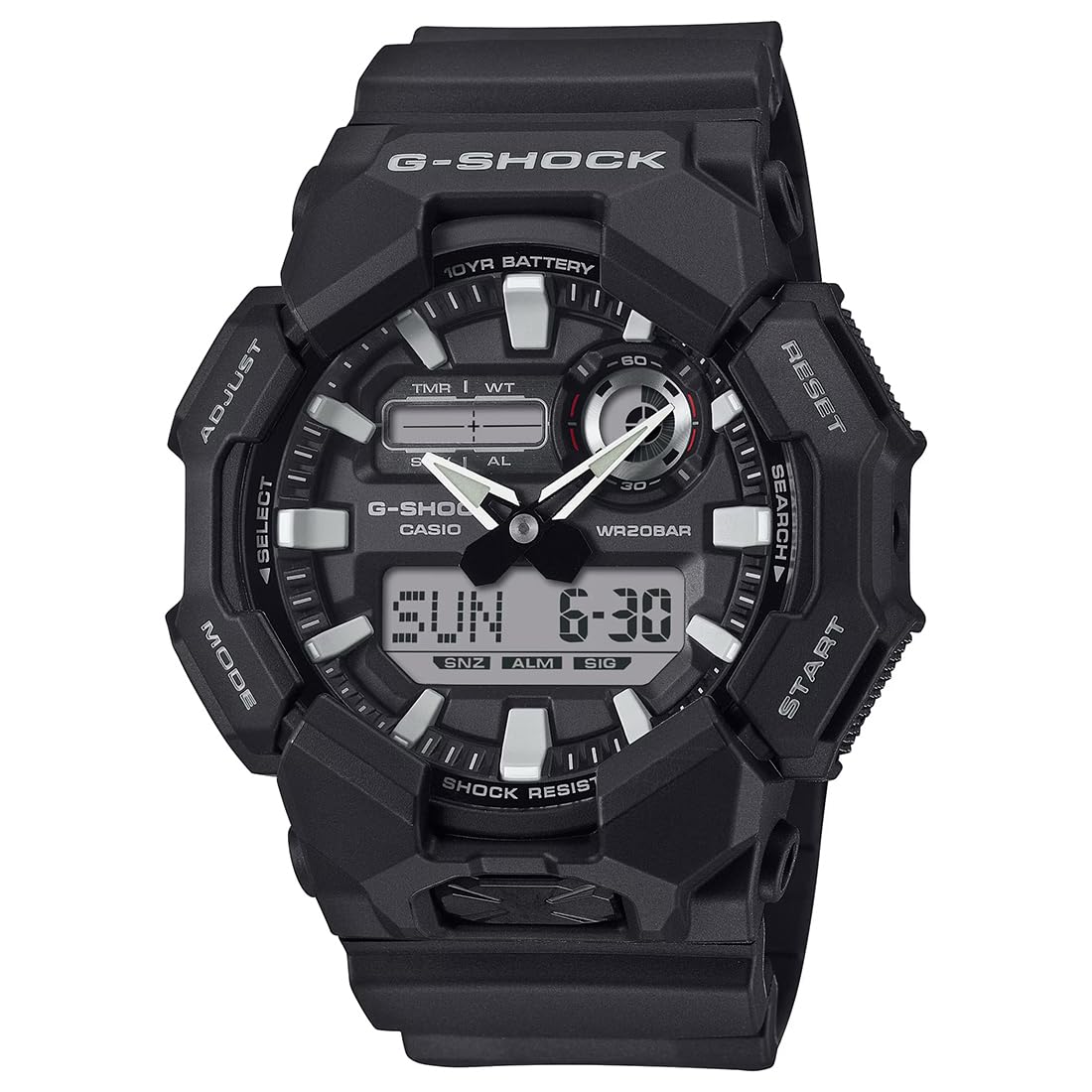 casio G-Shock GA-010-1ADR Analog-Digital Black Dial Men (G1601)-picture-36