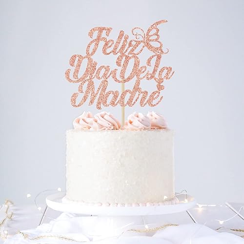 Miniatura 3 de Feliz Dia De La Madre - Decoración para tartas, decoración del día de la madre, feliz cumpleaños mamá, mejor mamá de todos los tiempos, suministros