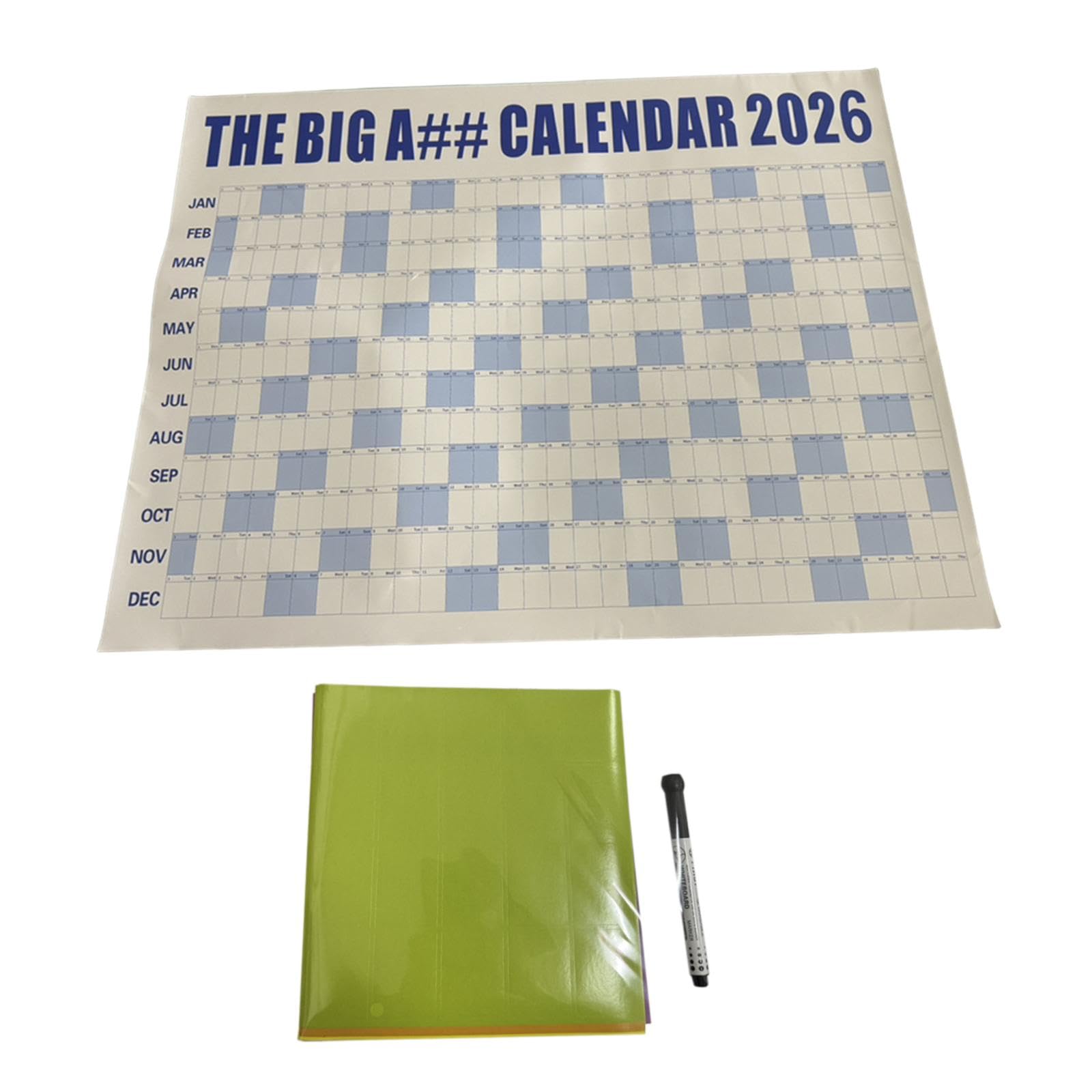 2026 Wall Calendar 12 Months Full Year Calendar for Office Home Study Groups Blue|Business & Industrial|Office|Office Supplies|Calendars & Planners|Planners & Organizers-picture-22