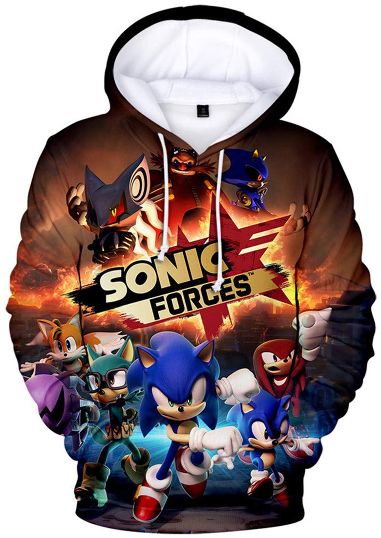 TakyojinMens Boys Anime Pullover Hoodies Winter Casual Sweaters Cosplay Plus Size