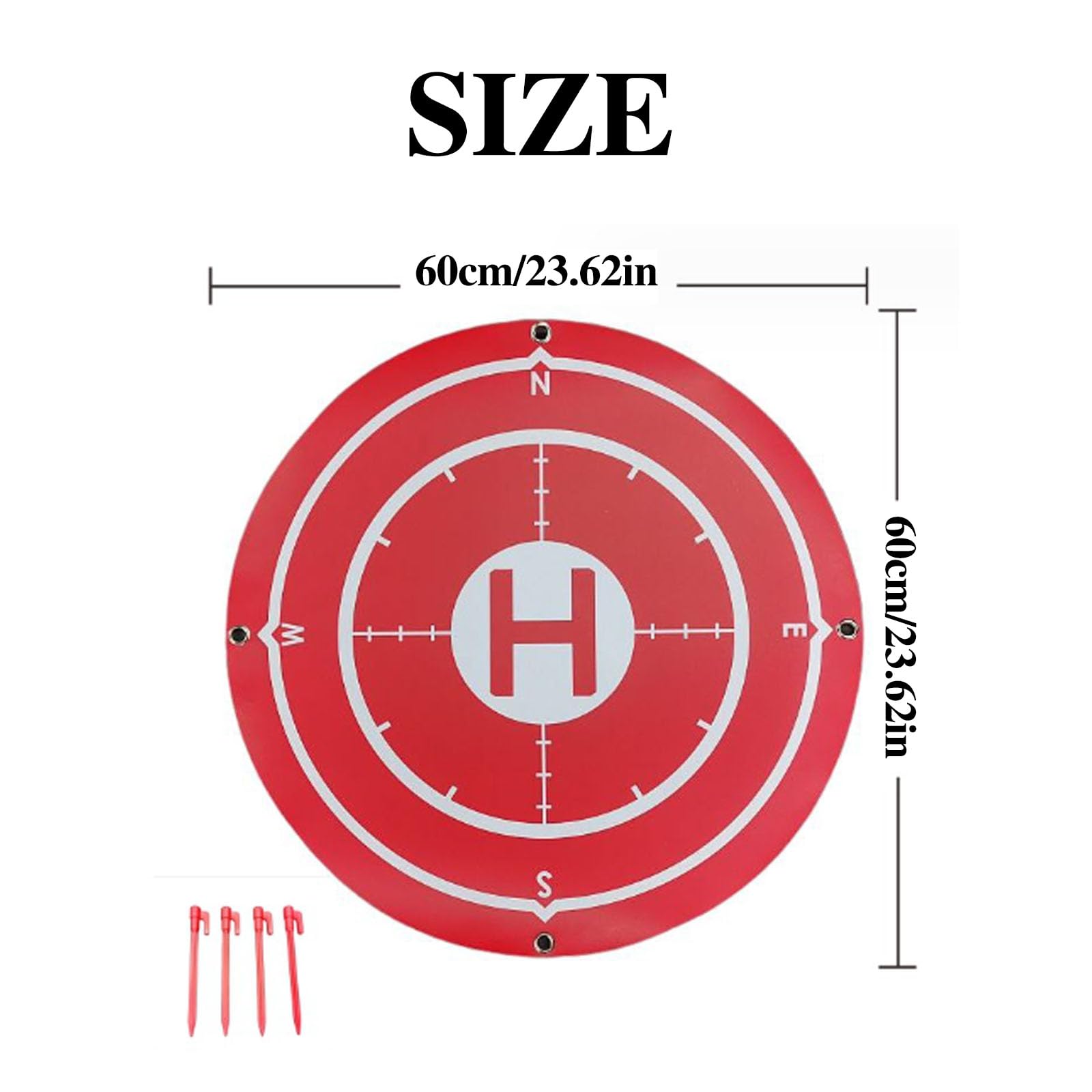 Pieghevole Portatile Helipad Universale per Droni Tappeto di Atterraggio