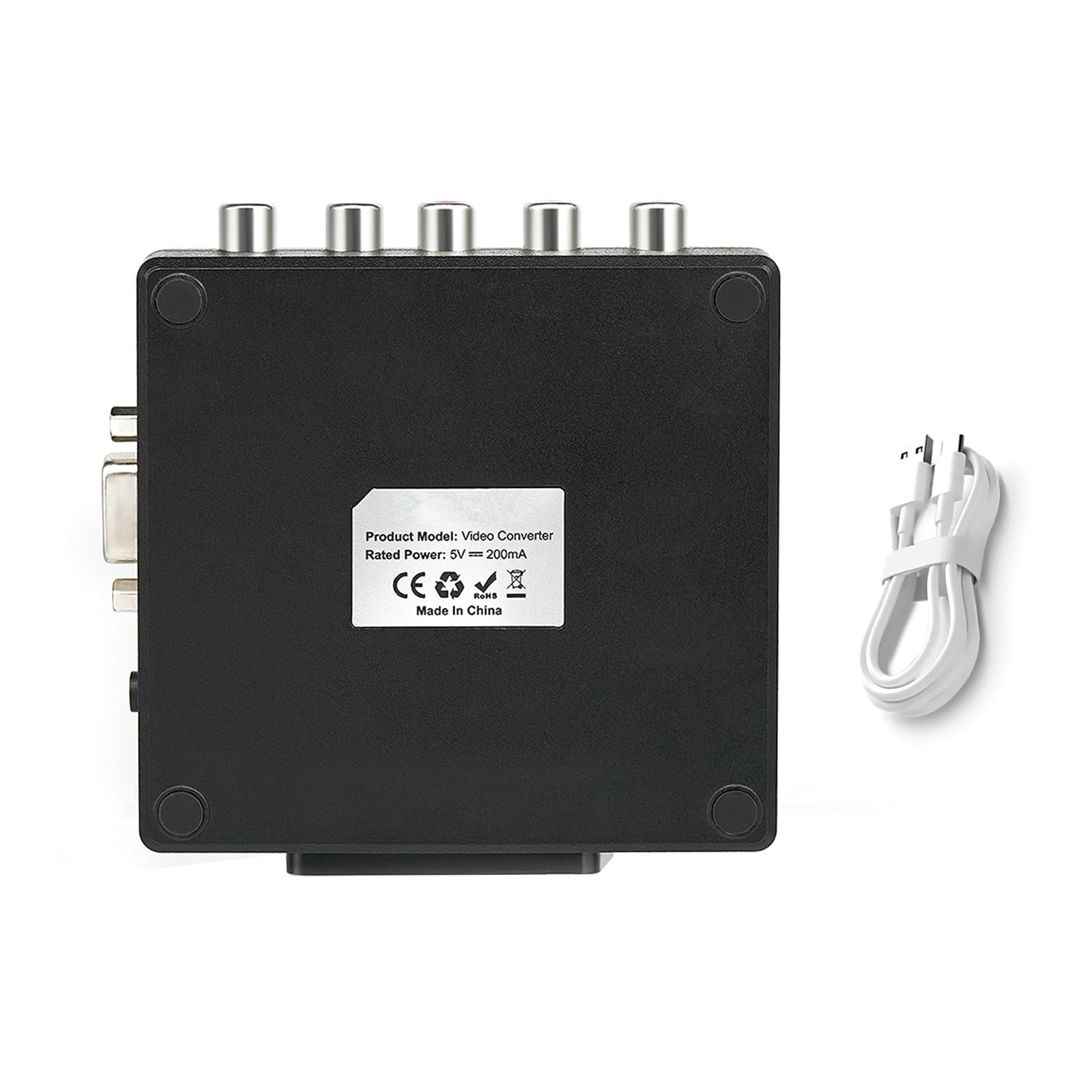 DAGIJIRD Konsole do gier adapter wideo szybka konwersja RGBS VGA SCART na YPBPR Component Converter dla N64 na PS1 dla PS2 akcesoria