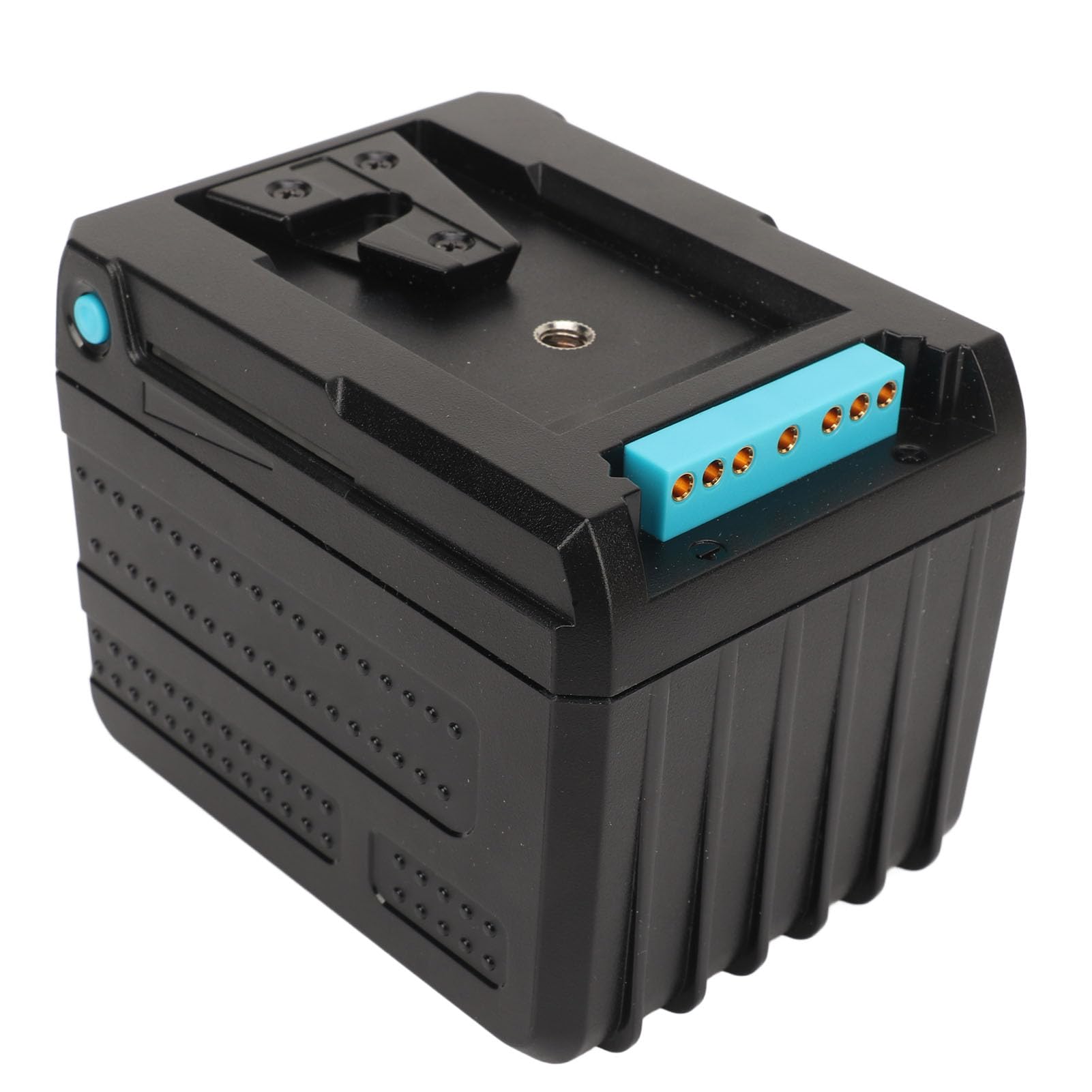AMONIDA Batteria da 130 Wh con Attacco a V Ad Alta capacità, Leggera e Portatile per Apparecchiature Video, Potenza 8800 MAh, Ideale per i Fotografi