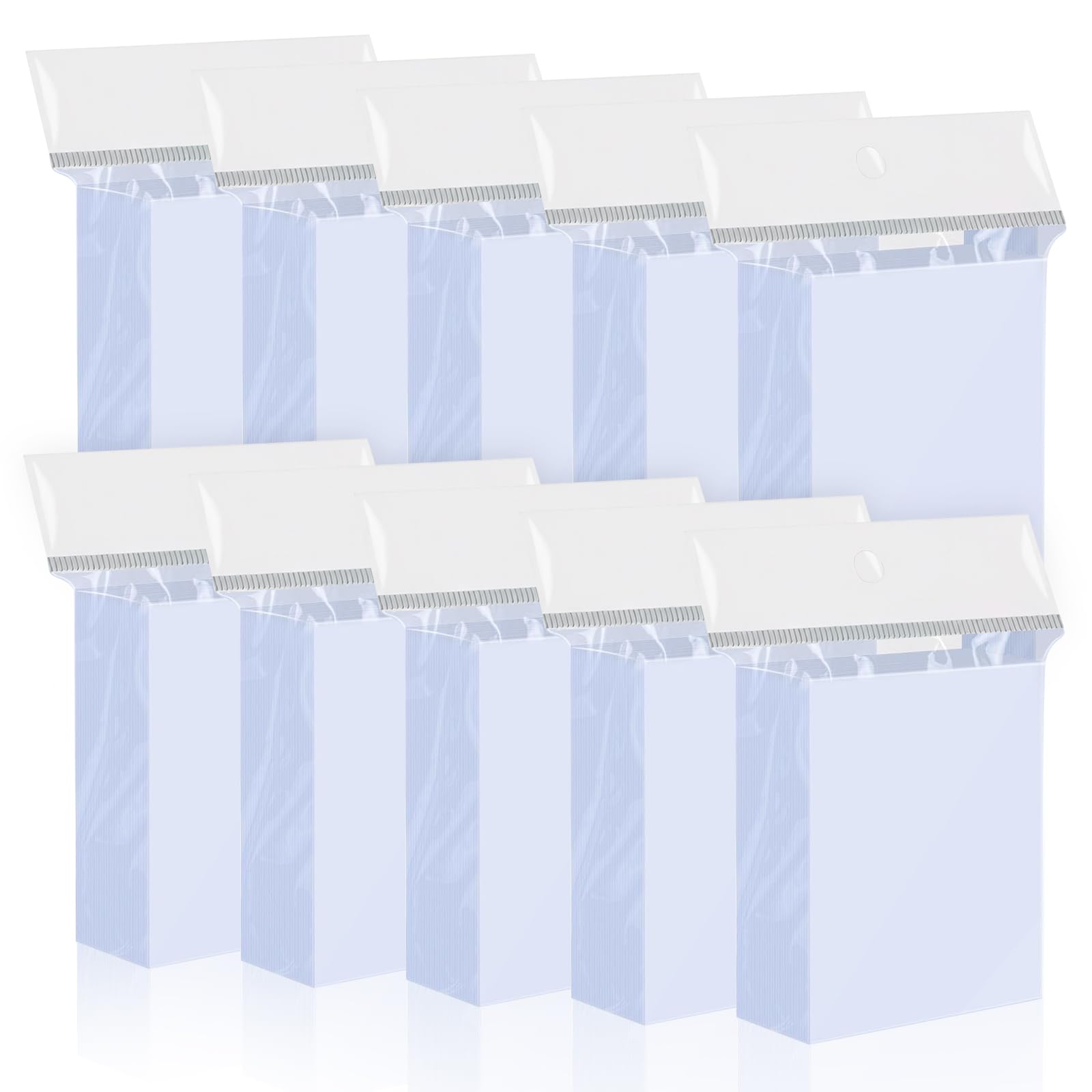Sleeves Transparentes Pour Cartes à Collectionner Lot De 300 Pochettes Transparentes Souples Pour Cartes - 66x91 Mm - Protection Cartes De Jeu / Sport