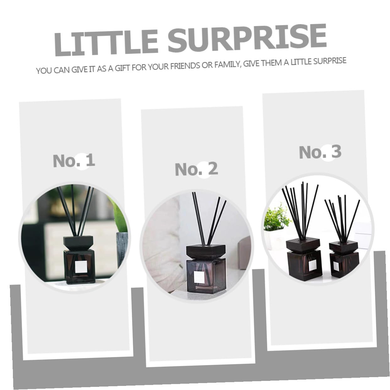 Set Diffusore per Aromaterapia 200Ml Bottiglia in Vetro Coperchio in Legno e Bastoncini di Rattan Decorazione Casa Bagno Soggiorno Bottiglia per Oli Essenziali e Fragranze