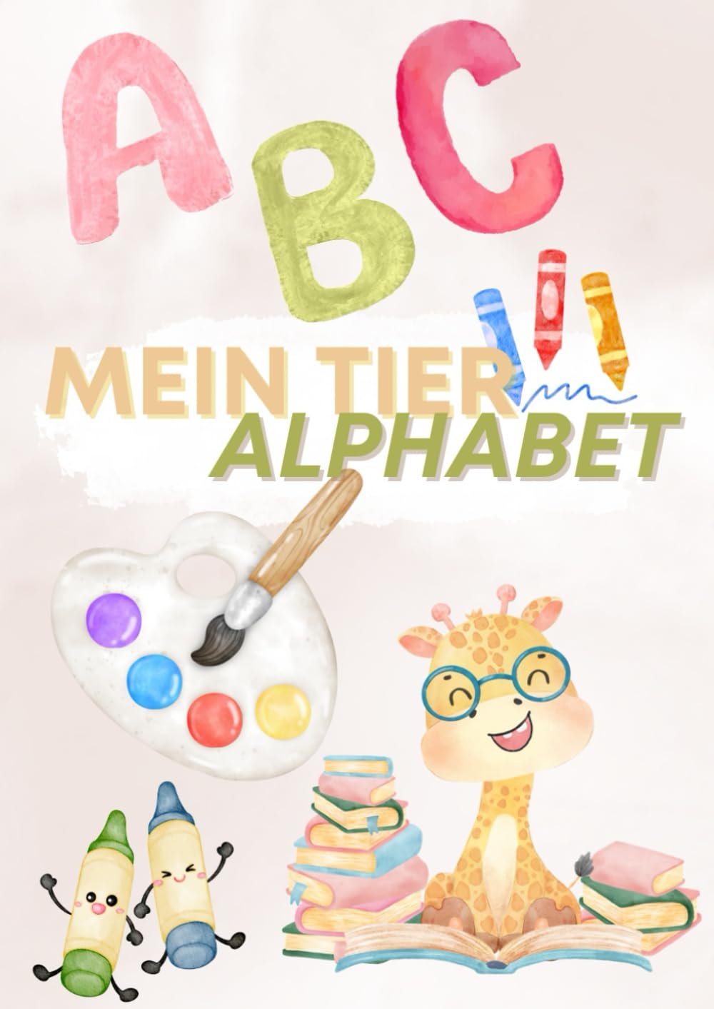 Das Tieralphabet - Malbuch für Kinder ab 2 Jahren: Malbuch zum Lernen, Entdecken & Ausmalen