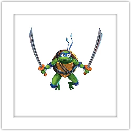Trends International Gallery Pops Nickelodeon Teenage Mutant Ninja Turtles Mutant Mayhem - Póster de pared de Leo, 12 x 12 pulgadas, versión de
