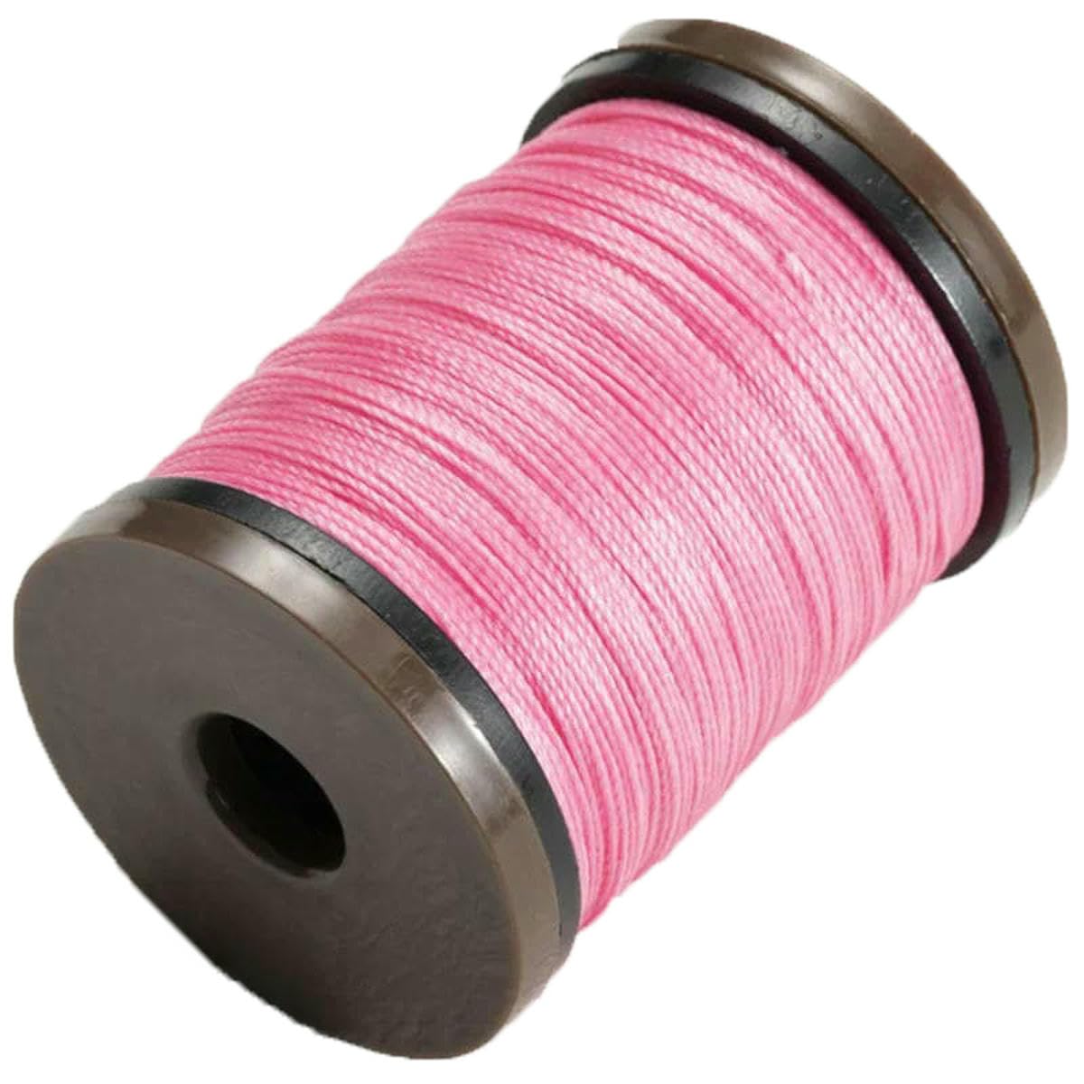 0.4/0.5/0.6/0.8mm Round Waxed Thread for Leather Craft Sewing and Jewelry Handmade Braided Polyester Cord Wax Coated Strings-31- Pink-0.5mm 90m