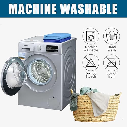 Miniatura 7 de Juego de 6 fundas para sillas de Navidad, diseño de búfalo a cuadros, color blanco y negro, elástico, desmontable, lavable, decoración para sillas