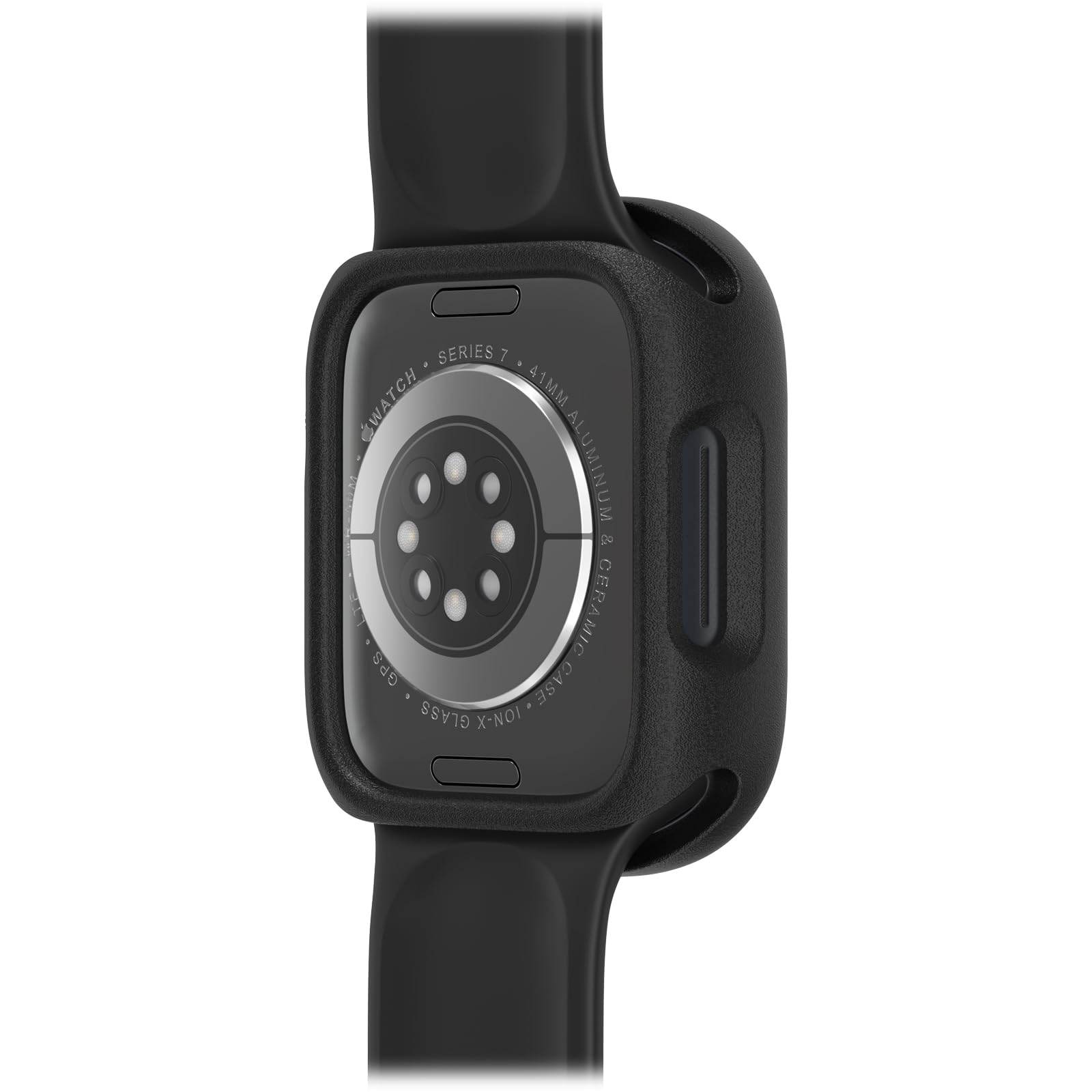 OtterBox Bumper Apple Watch Series 8/7-41mm, antichock e cadute, sottile e protettivo per schermo e bordi dell' Apple Watch, Nero
