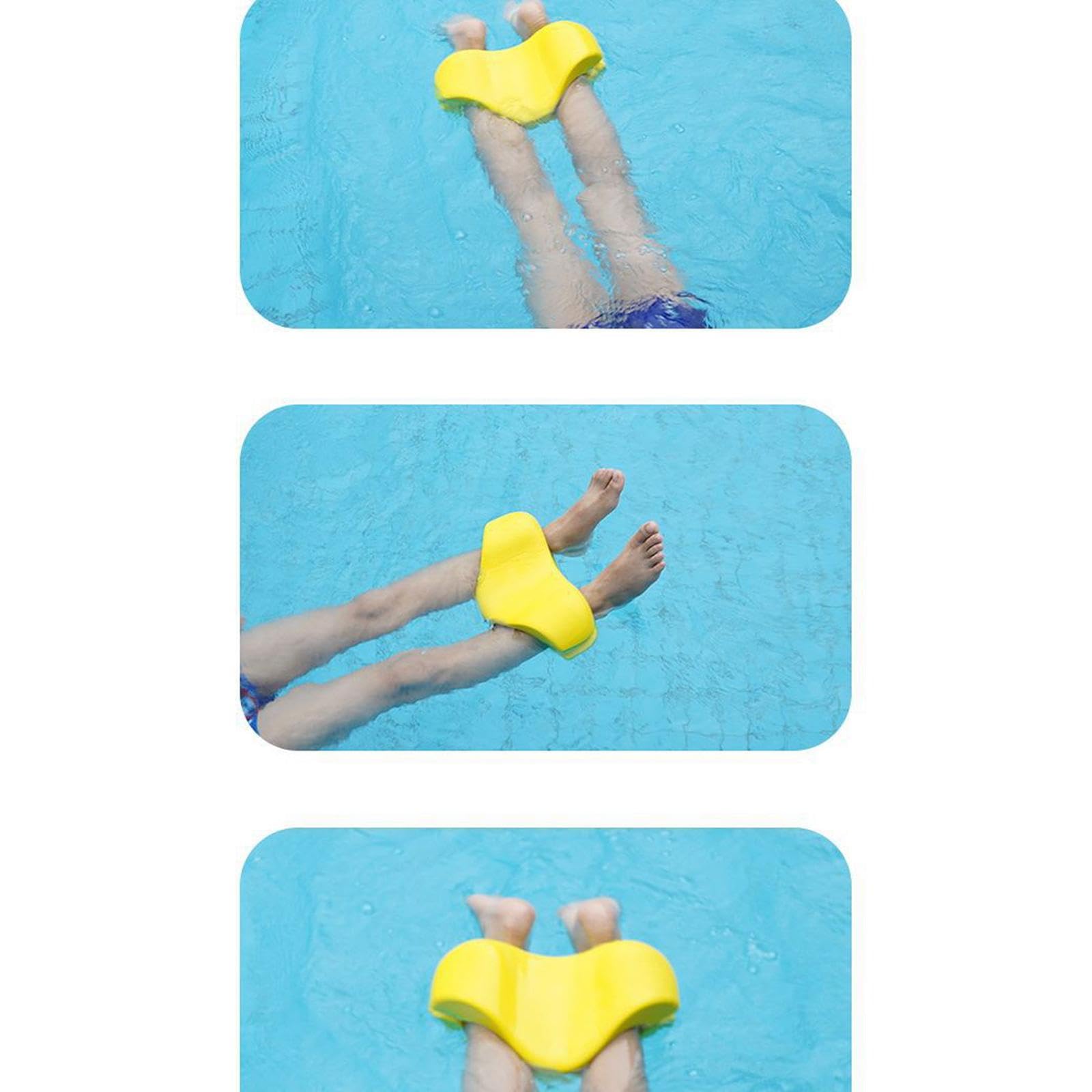 Pull Buoy De Natación En EVA - Flotador Para Piernas, Entrenamiento De Fuerza En Piscina, 25.2x14.2x11.5 Cm