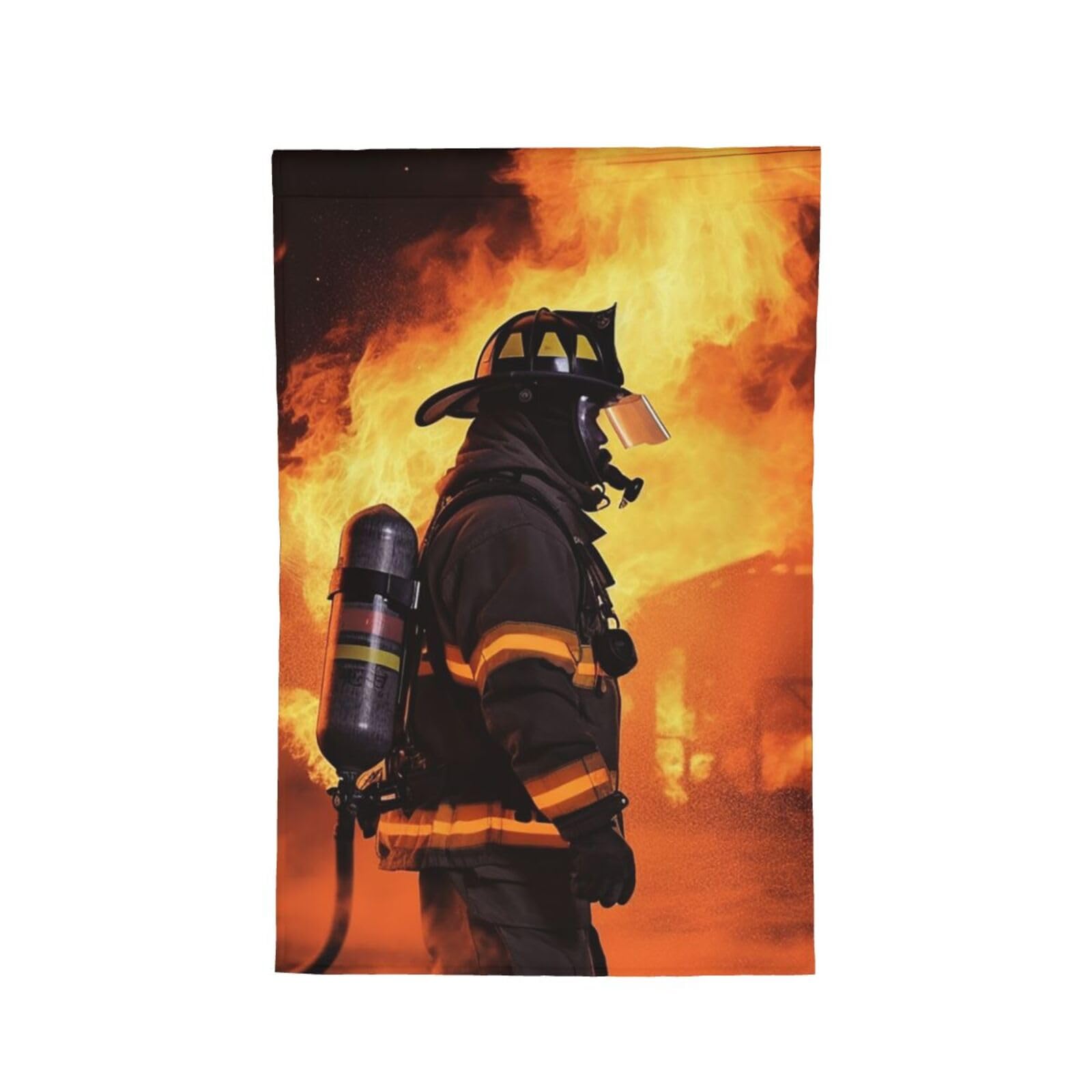 Drapeau De Pompier Flammes 0,9 X 1,5 M, Résistant à La