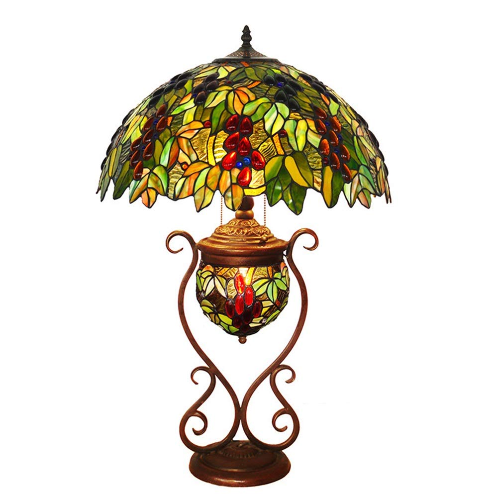 Tiffany-Tischlampe 18-Inch Glass Creative Bedroom Study Living Room Lamp Tiffany