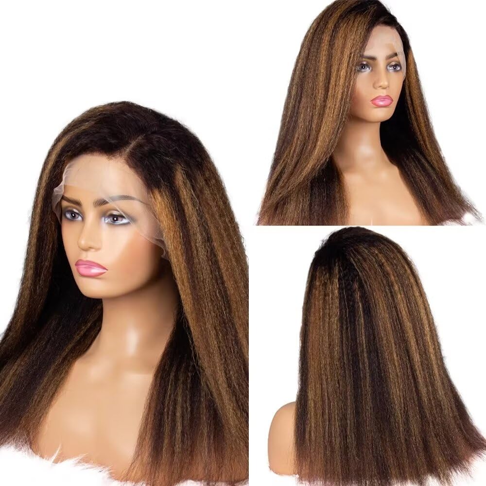 Amazon.com : Yaki Straight Highlight 1b/27 HD Transparent Lace