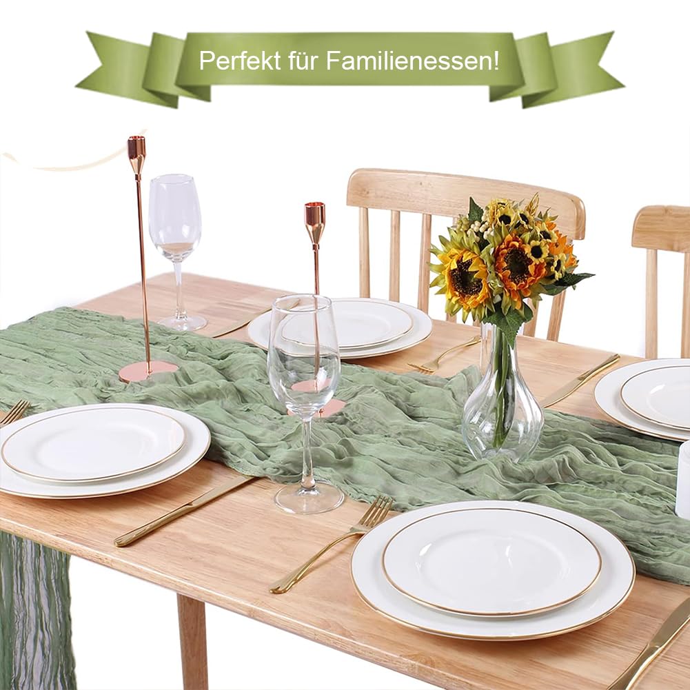 Chemin De Table Moderne En Mousseline De Soie - 70 X 300 Cm - Lavable Chemin De Table Moderne En Mousseline De Soie - 70 X 300 Cm - Lavable