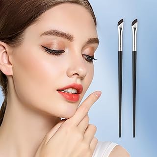 2 brochas para delineador de ojos en ángulo p...