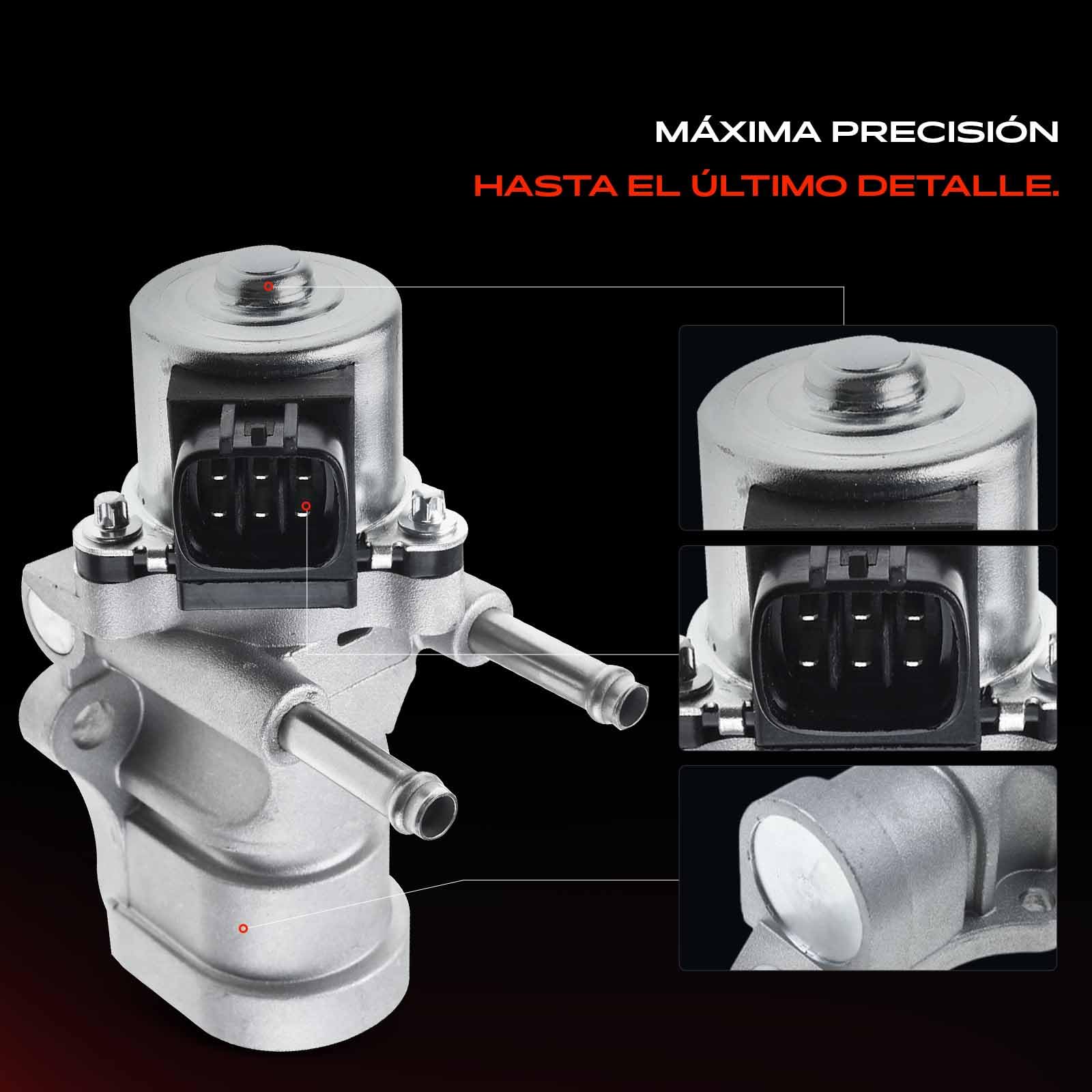 Frankberg Válvula EGR de 6 Polos 2562027090 | Compatible con: Urbanización C.o.r.o.l.l.a E12, A.v.e.n.s.i.s T25, C.o.r.o.l.l.a E12, C.o.r.o.l.l.a Sedán E12