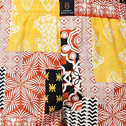 Image of Urban Scottish Ultra-Comfortable Men's Boxer Pants (Pack of 2), 100% Cotton With Stylish Print, Soft & Stretchy Elastic Waist Band, Dynamic Movement & Hardwearing Stitching, Breathable Gentle Snug Fit