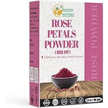 Herbs Botanica Rose Petal Powder Natural, 100% Natural for Face Mask, DIY Skin Care, Aromatherapy, No Preservatives or Colors, Chemical-Free Herbal Powder, 100 gm / 3.52 oz