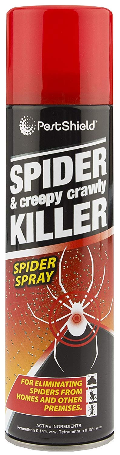 Pestshield 10 x PEST SHIELD 200ML No More Spider & Creepy Crawly Insect Spray KILLER KILL