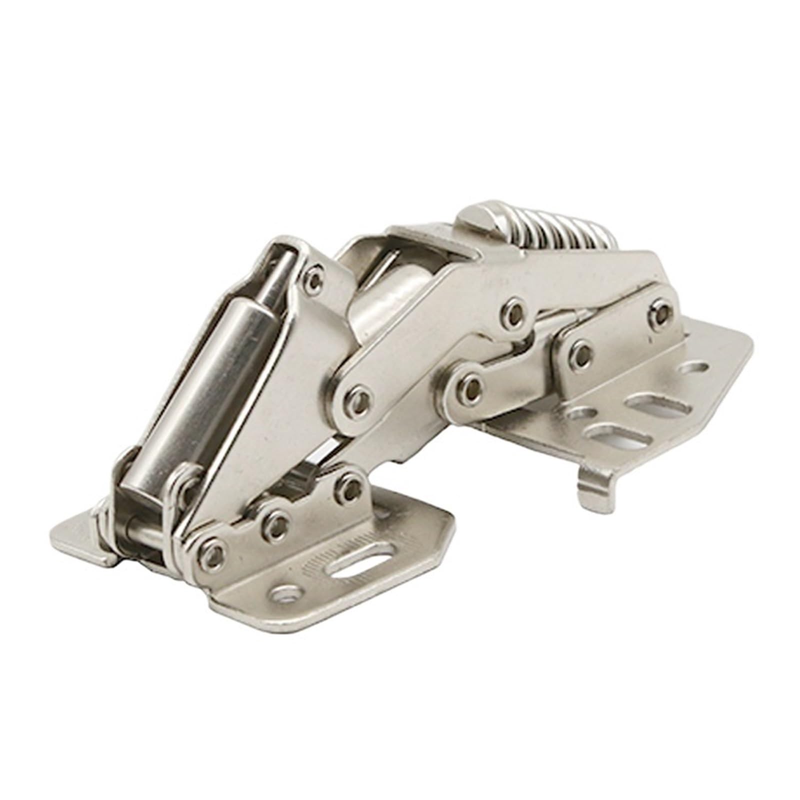 Kdhcvkz Hydraulic 4Pcs Cabinet Lid Hinge No Need Extra Flip Support Mechanism(Hydraulic)