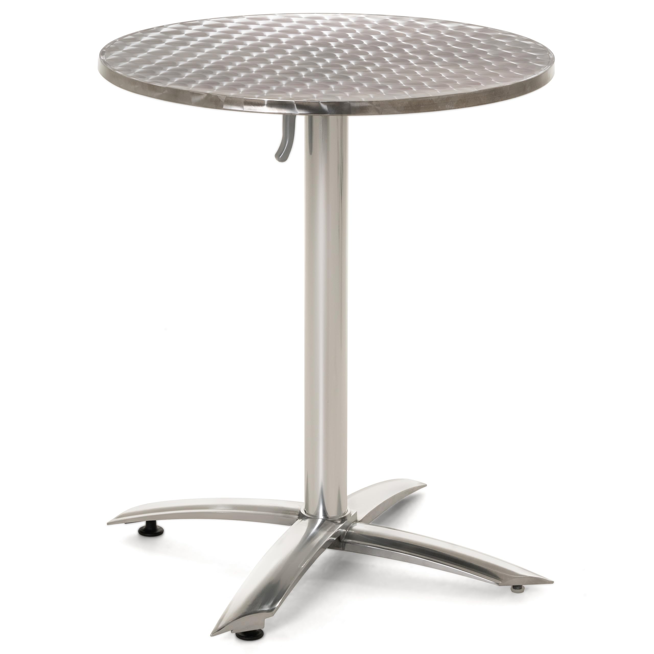 NEXOS klappbarer Bistrotisch - Farbe: Silber