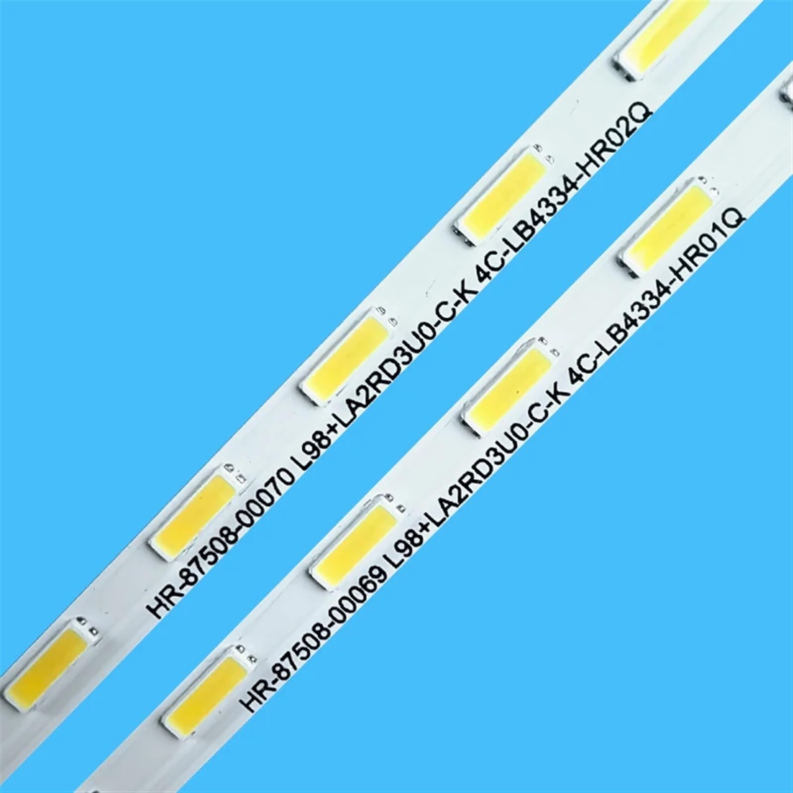 Striscia di retroilluminazione TV Compatibile for 43C2 68-572140-0BE SH43HR720S34A/B0 V1 43HR720S34A0 V1 HR-87508-00069 L98+LA2RD3U0-CK 4C-LB4334-HR01Q 1