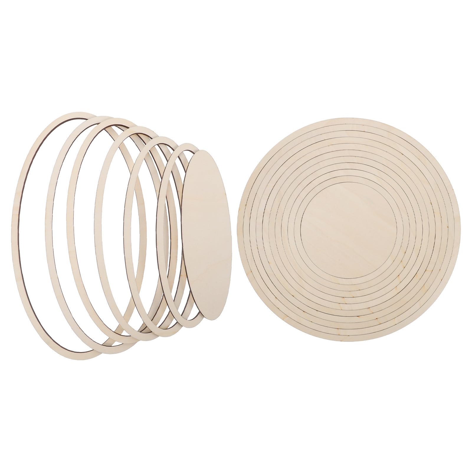 Moules ovales en bois pour argile : kit de 2 jeux d'outils de poterie