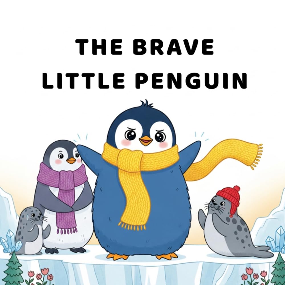 The Brave Little Penguin: A Heartwarming Bedtime Story for Kids Ages 3–6 About Bravery, Friendship, and Trying Something New