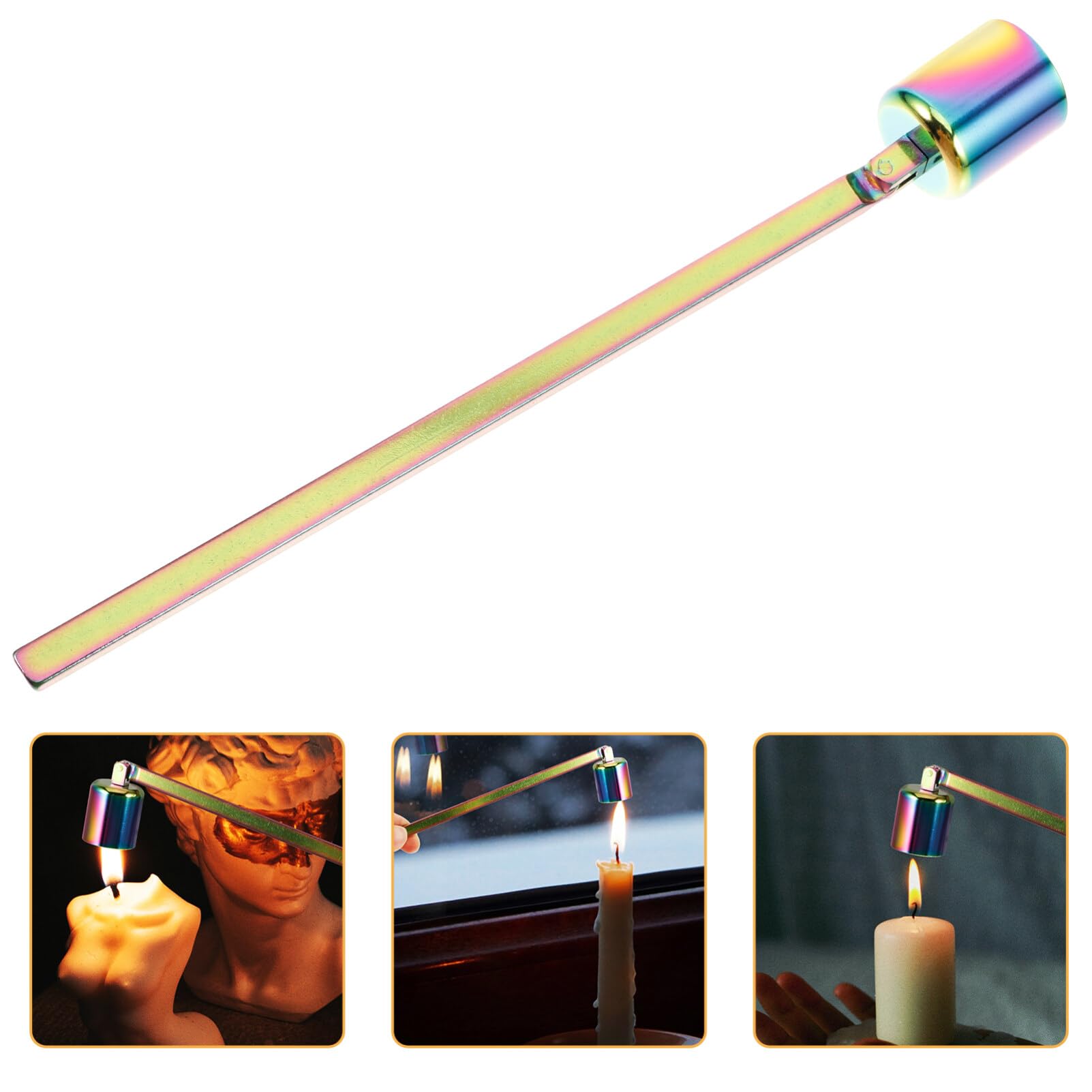 Alipis Candle Extinguisher Candle Wick Cover Candle Snuffer Unique Metal Candle Snuffer Covers Candle Fixing Tool Candle Put Out Flame Tool Candle Stopper Candle Fire Snuffer Candle Tool