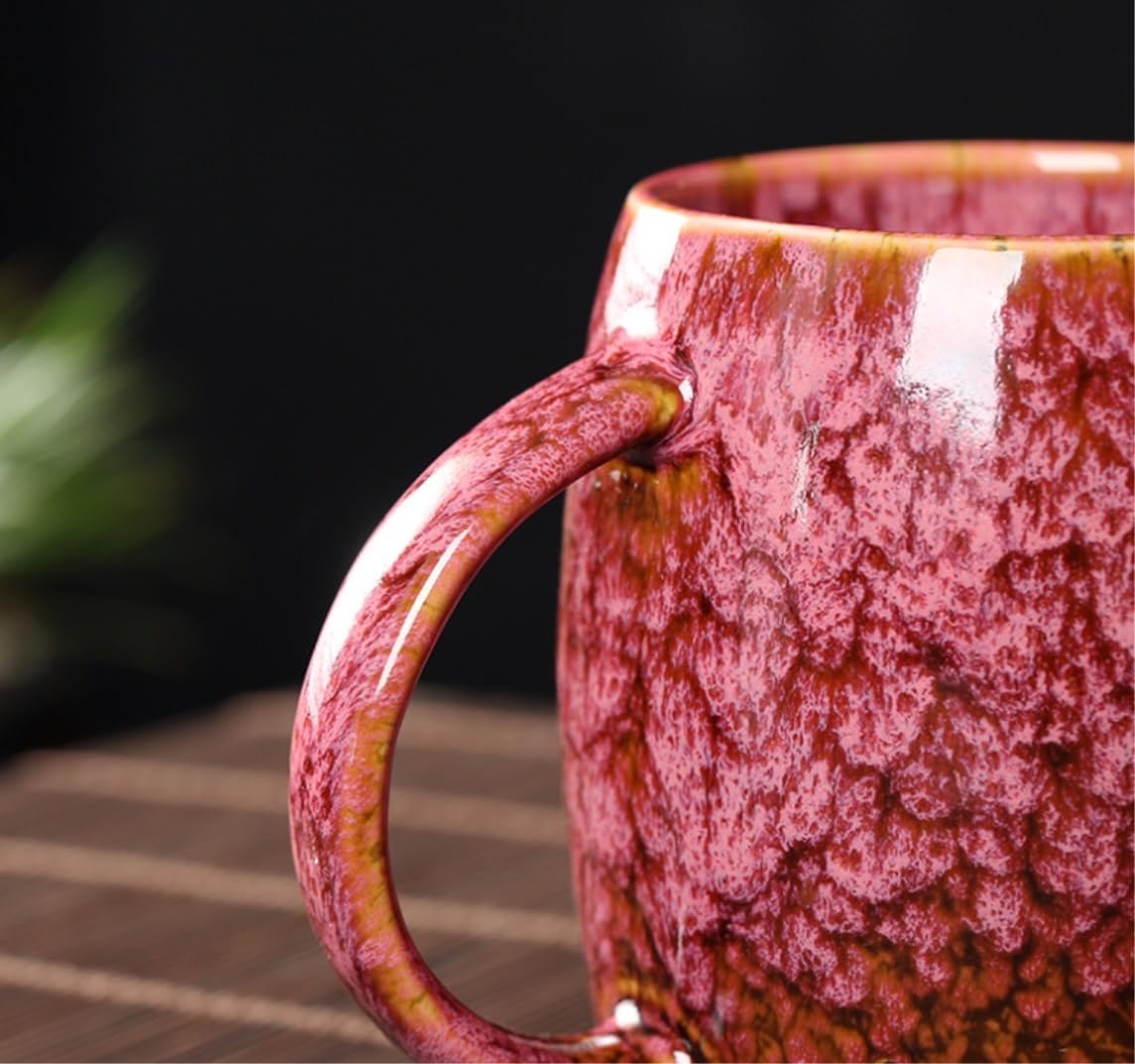 Taza de Café Tazas de Té Tazas Tazas Taza De Cerámica Porcelana Hecha A Mano Personalidad Creativa Oficina Taza Para Beber Taza De Café Para El Hogar Gran Capacidad Tazas de Cafe Taza ( Color : B , Si