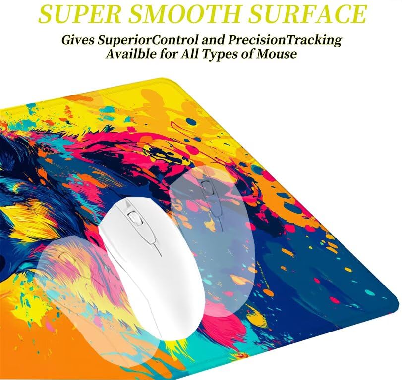 Tapis souris gamer imperméable et lavable à haute précision