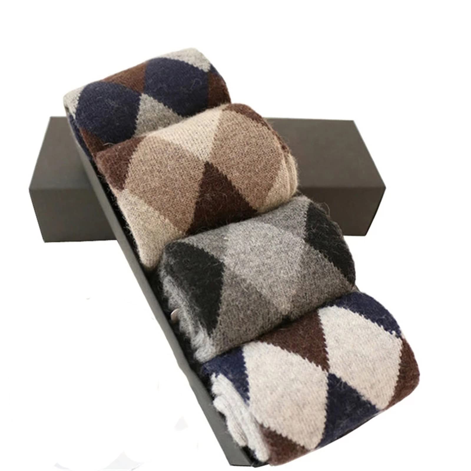 Chaussettes d'hiver en laine super épaisses contre la fatigue des jambes et le gel des pieds