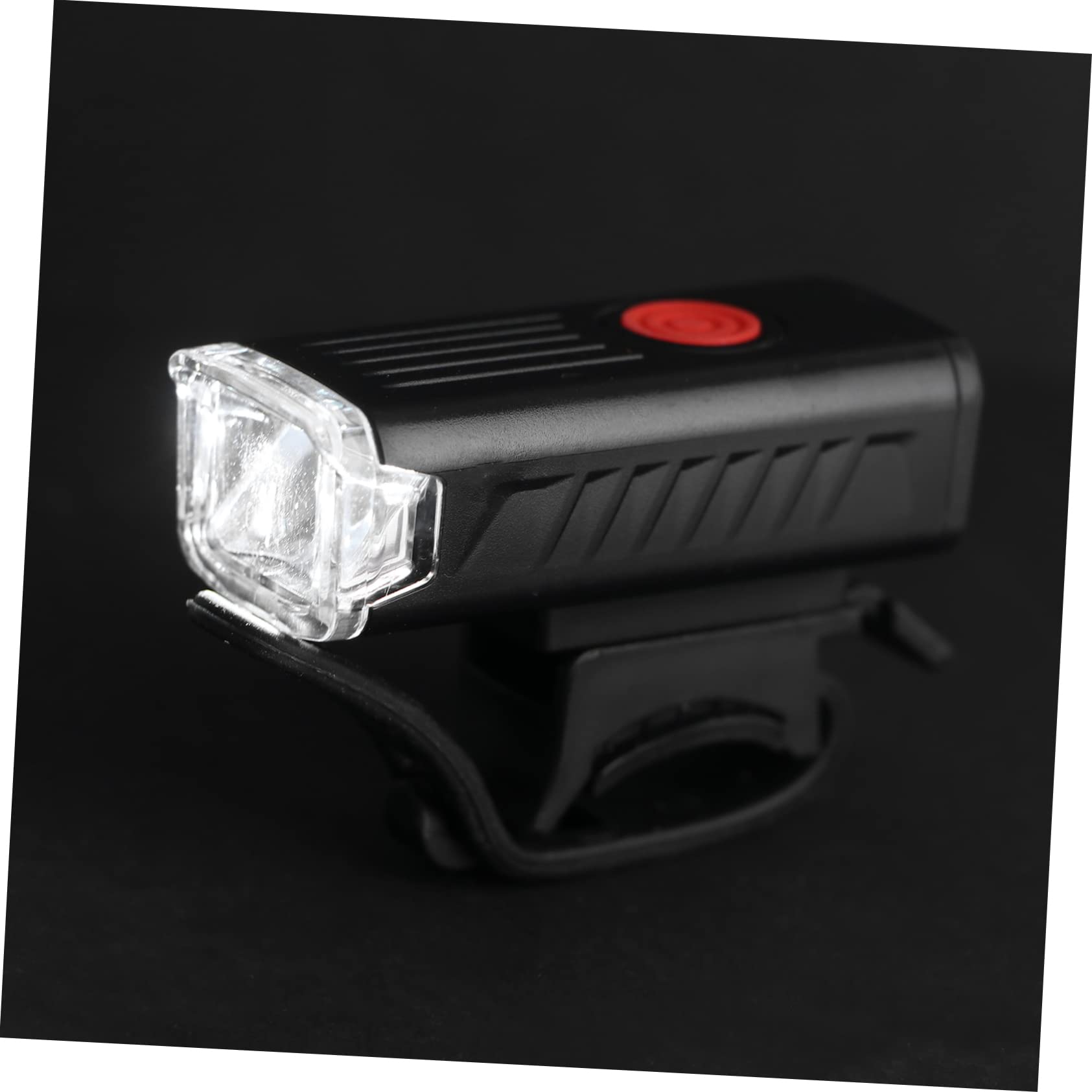 GANAZONO 2Pcs USB Rechargeable Bike Front Light LED Headlight for Cycling Easy Installation Reliable Night Riding Accessory for Mountain and Road Bikes