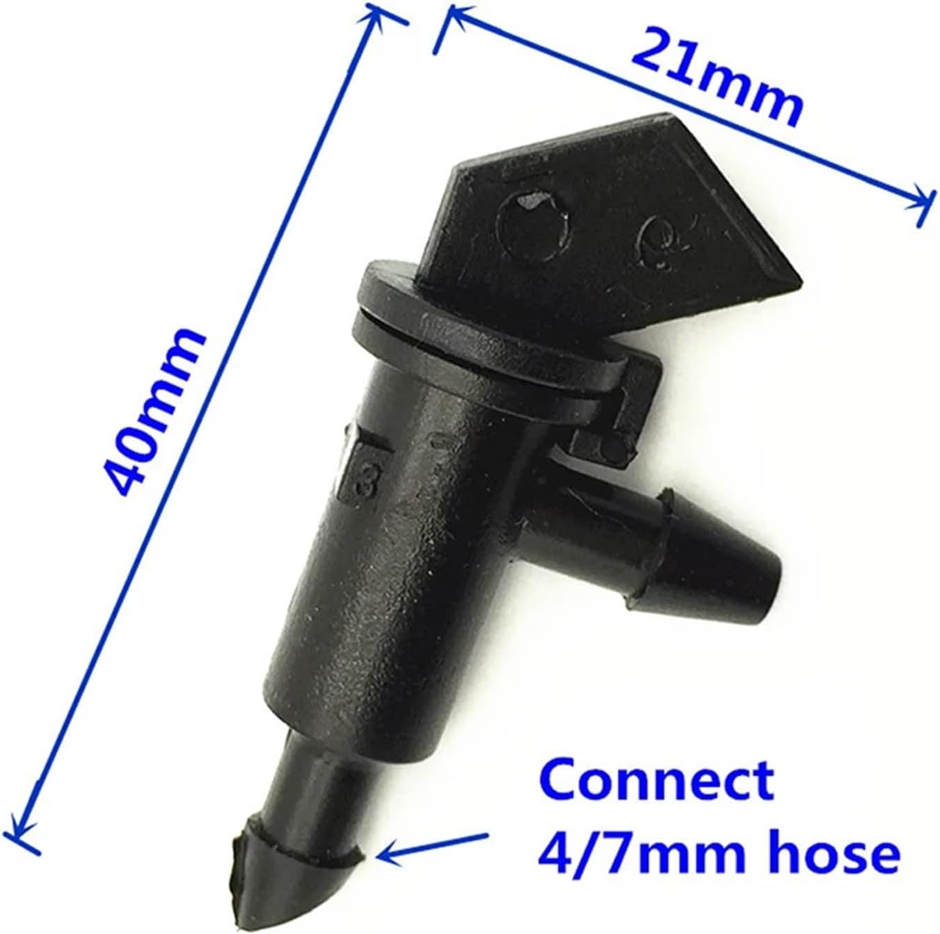 Drip Emitter 150 Pcs 4L/8L/16L Dripper Garden Watering Greenhouse Plants Irrigation 1/4" Nozzle Sprayer Can Be Disassembled(16L)