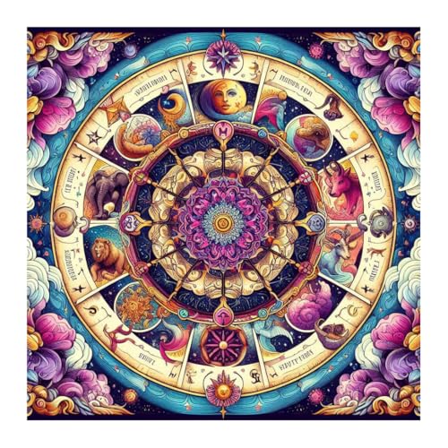 Toalha para Jogo de Tarot 0,70x0,70cm ASTRAL