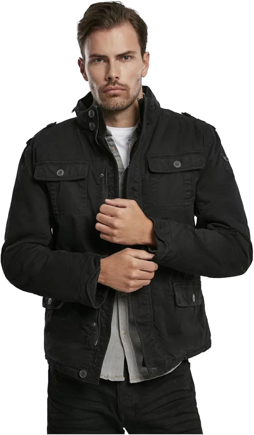 Brandit Men Sherpa-lined Cold-weather Casual Outdoor Classic Field Jacket - Image 5