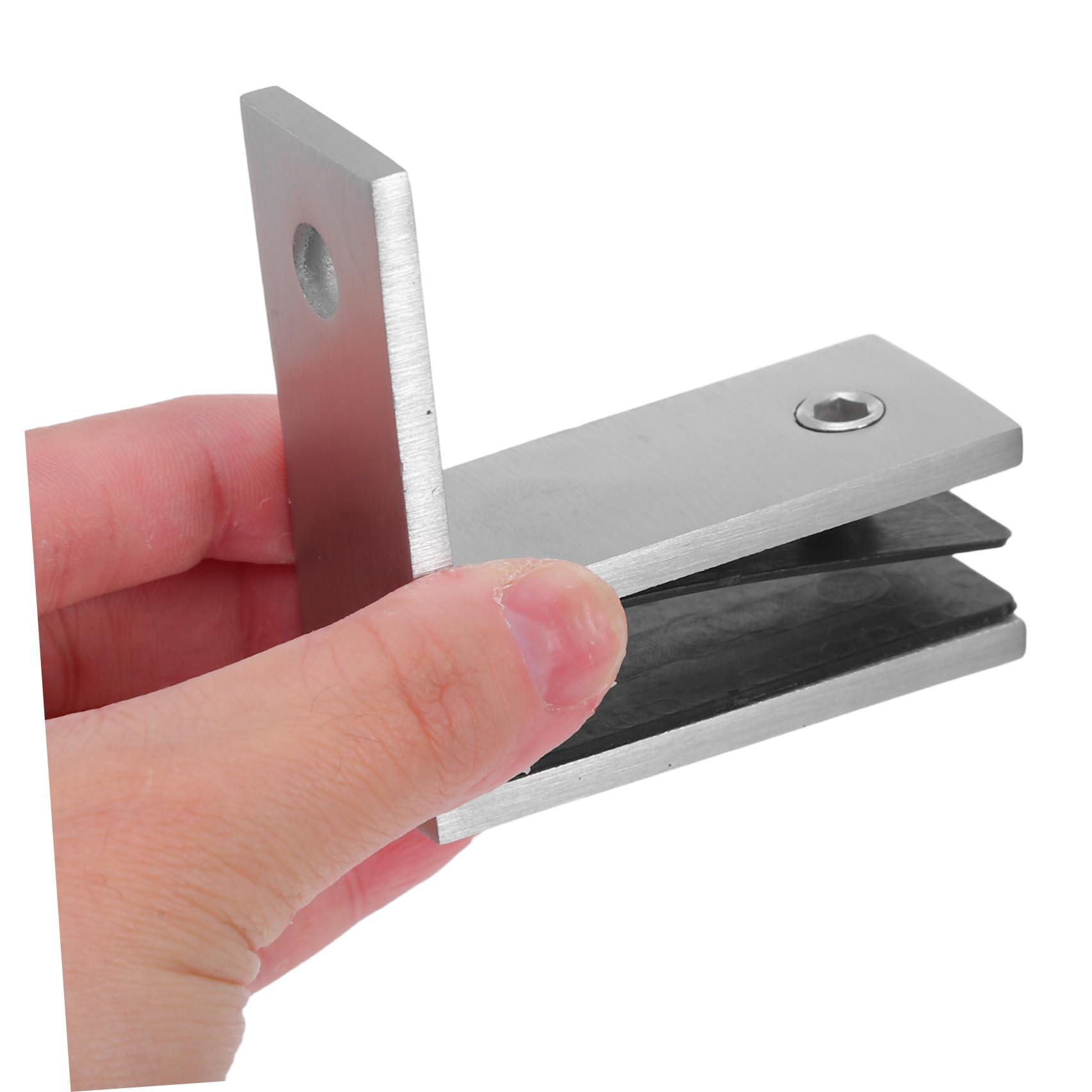 GALPADA 2 Pezzi Morsetti di Fissaggio del Vetro in Acciaio Inossidabile per Ringhiere, Resistenti alle Intemperie, per Pannelli di Vetro da 10mm a 12mm, Adatti per Balconi Esterni e