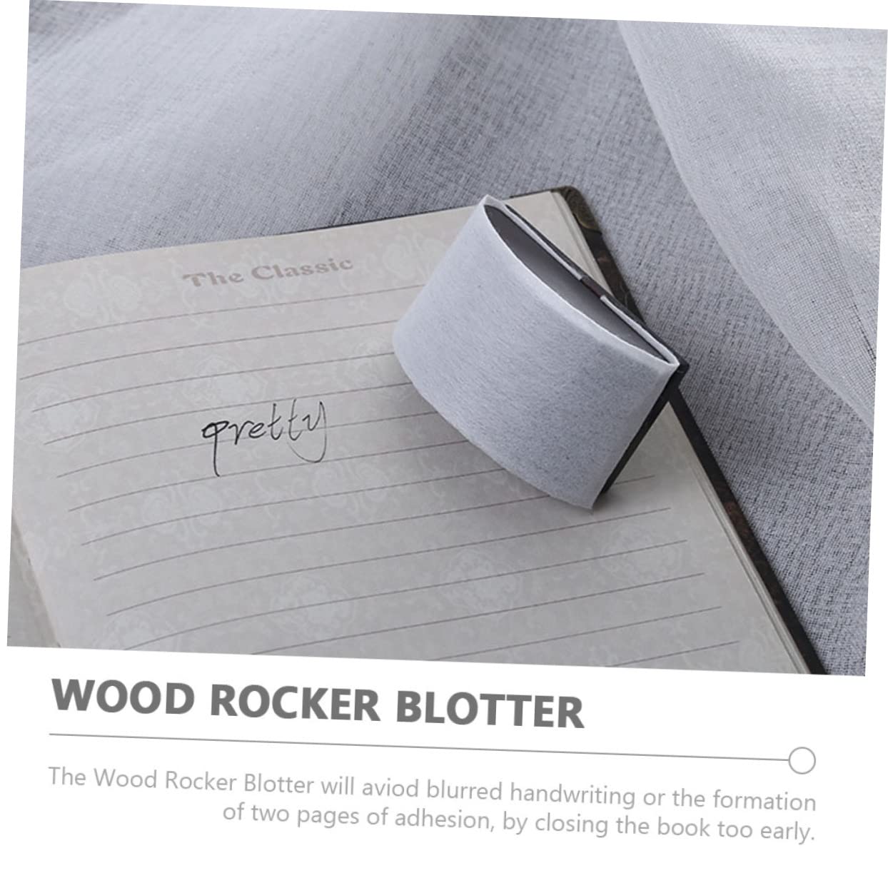 Gadpiparty 5 Sätze Holz Rocker Blotter Mit Schnell Trocknungs Absorptionswerkzeug Für Kalligraphie Und Malerei Für Schnelles Schreiben Und Tintenaufnahme 2 Stücke * 5