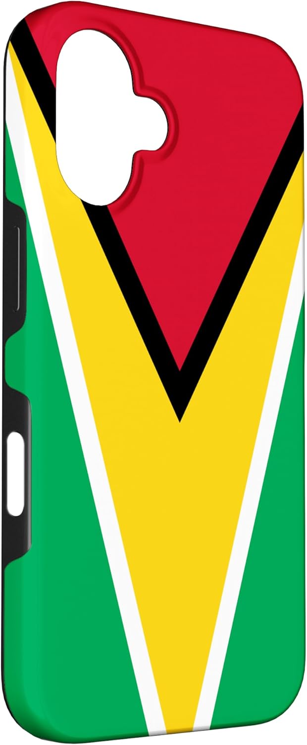 Guyana Patriotism Inspired Guyanese National Flag Design Case for iPhone 16