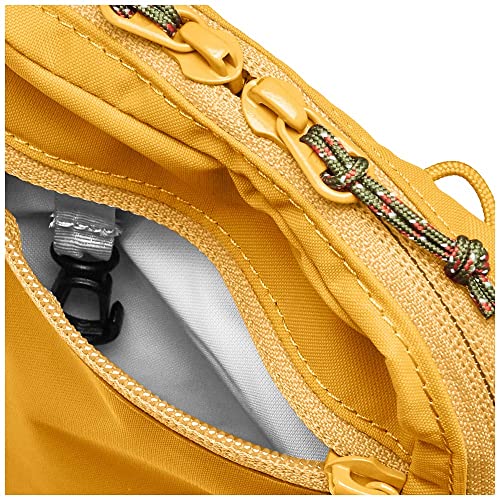Image of Fjallraven High Coast Unisex Pocket Bag - Nylon Fabric - Waterproof Outer Shell - Adjustable Zippered Closure Ochre One Size One Size