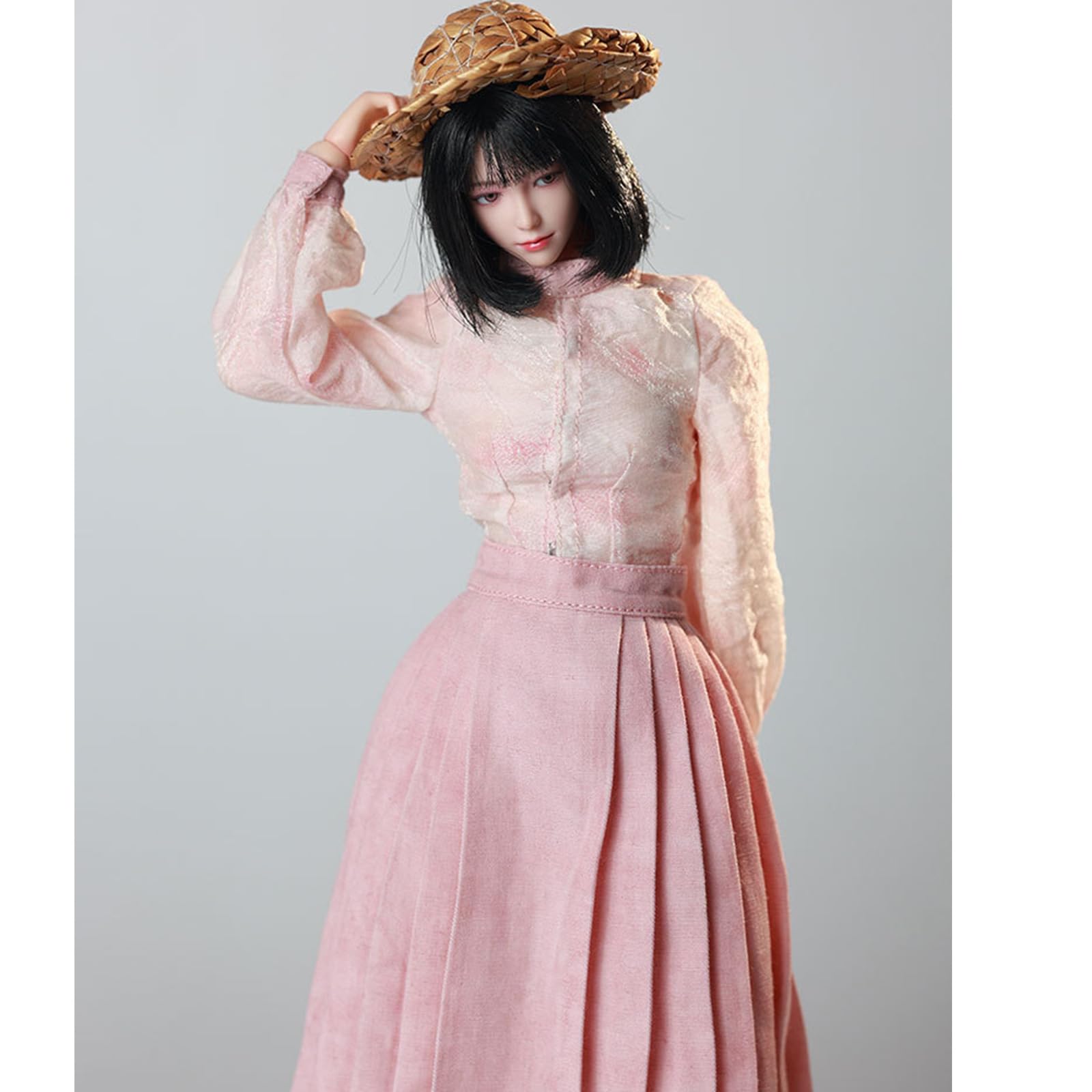 FOLODA Dettagliato 1/6 Scala Doll Outfit con Vintage Cinese Costume, C