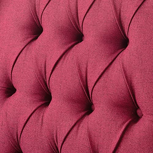 Sillón Reclinable Ajustable Rojo Vino miniatura 5