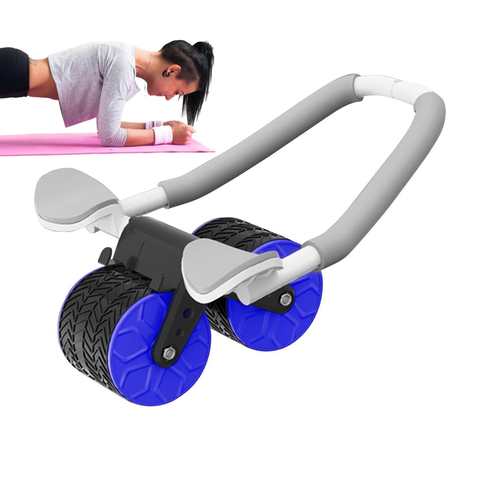 Bauchroller, Bauchroller, Bauchroller, Bauchroller, Ab-Roller, rutschfestes Abs-Rollrad | Verbesserer für das Training des Kerns, Abfederung, automatisch, leise